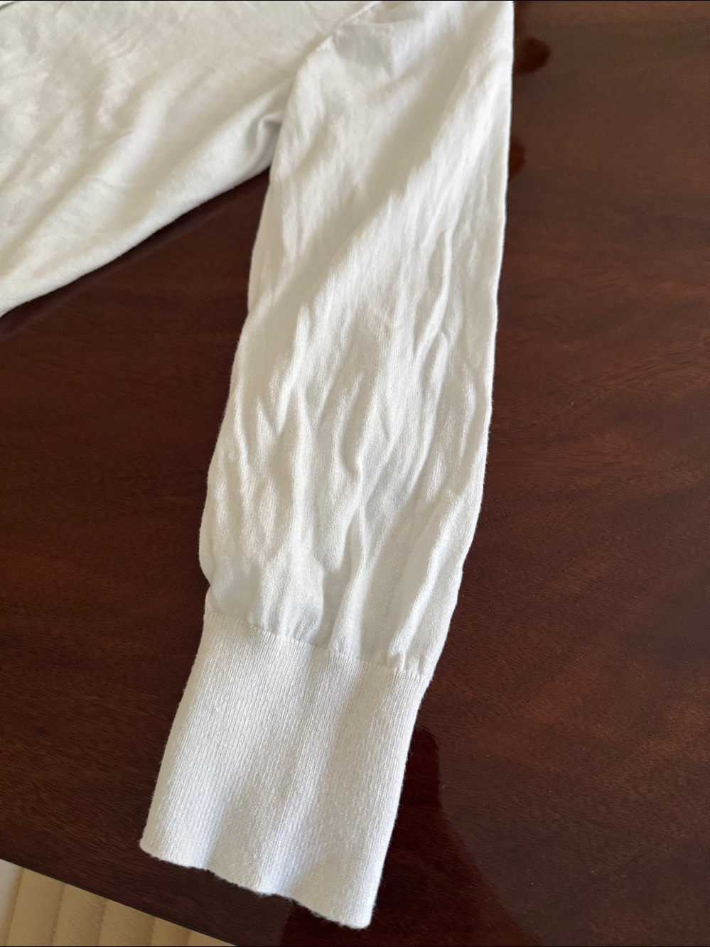 J. Crew Clare White Crewneck Button-Front Cardigan - Picture 10 of 16